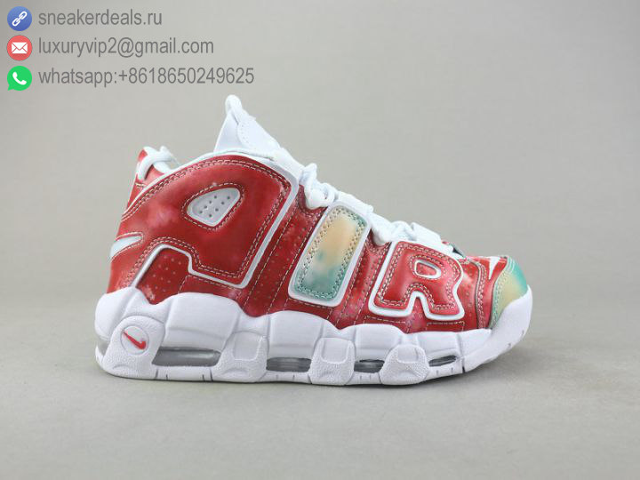 NIKE AIR MORE UPTEMPO 96 RED WHITE SPECIAL MEN BASKETBALL SHOES